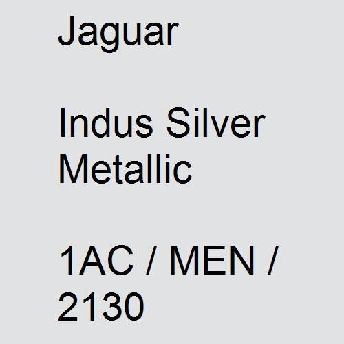 Jaguar, Indus Silver Metallic, 1AC / MEN / 2130.